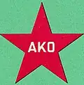 Logo of AKO, product of the Soviet Union