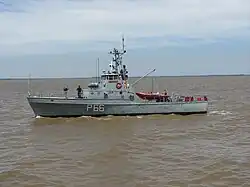 ARA Río Santiago under way