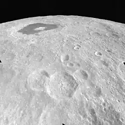 Oblique view from Apollo 17, facing south