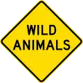 (W5-49) Wild Animals (excluding South Australia)