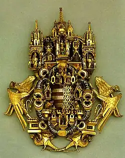 The Golden Cloak clasp, Hungarian Chapel in the Cathedral of Aachen