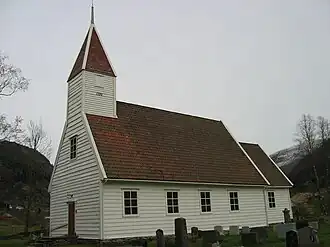 View of the church