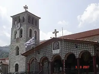 The church of Agios Dimitrios in the village