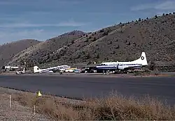Big Muddy Ranch Airport with two aircraft