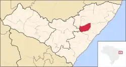 Location of Atalaia in the State of Alagoas