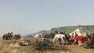 Arab Field Camp, 1866