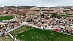 Aerial view of Albillos