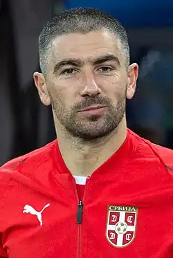 Aleksandar Kolarov played 94 matches and captained the team at the 2018 World Cup