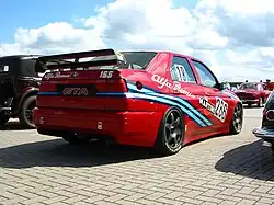 Rear view of Alfa Romeo 155 GTA