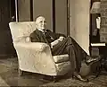Full body portrait of Alfred North Whitehead