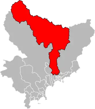 Situation of the canton of Tourrette-Levens in the department of Alpes-Maritimes