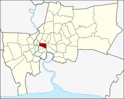 Location in Bangkok