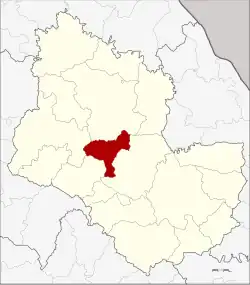 District location in Sakon Nakhon province