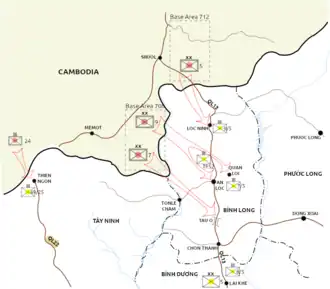 Bình Long dispositions in Easter 1972 - early April