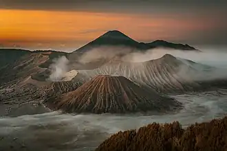 A view of Bromo Tengger Semeru National Park