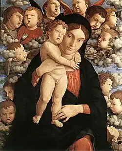 Madonna of the Cherubim by Andrea Mantegna, c. 1485