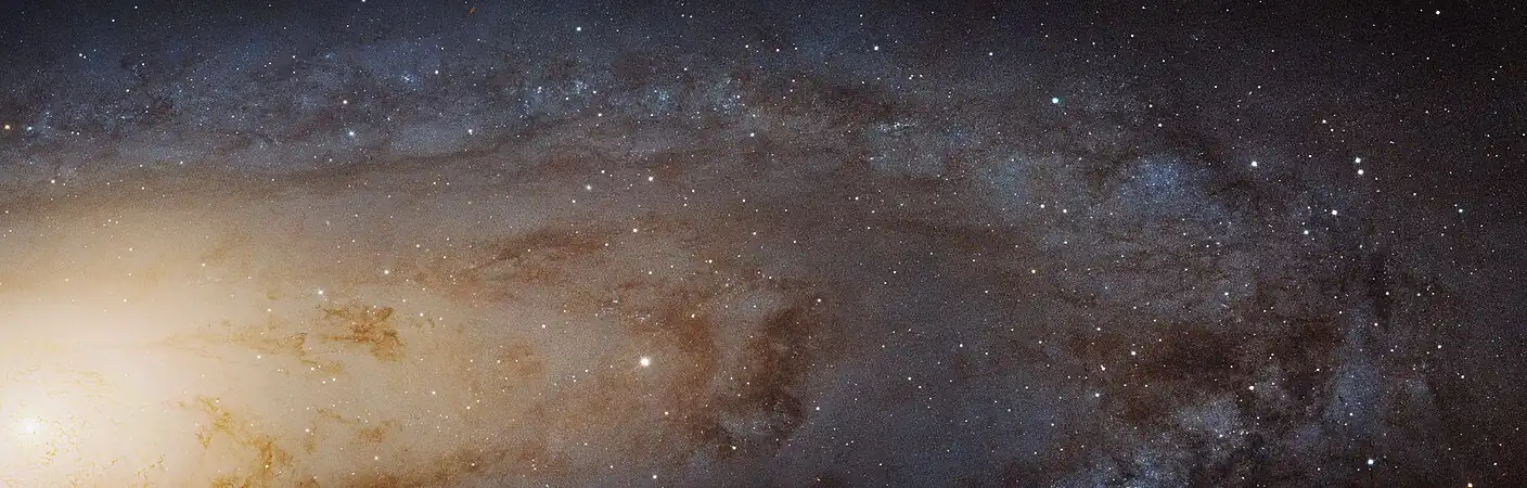 Zooming In on the Andromeda Galaxy – A mosaic of the Andromeda Galaxy and the largest image ever released by the Hubble Space Telescope