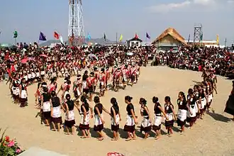 Dance of Angami tribe (Nagaland)