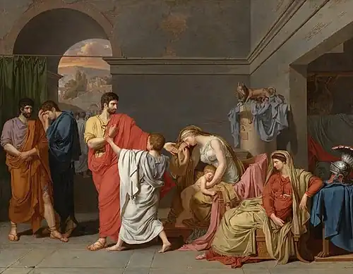 Coriolanus Taking Leave of His Family, 1786