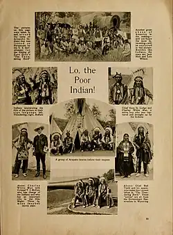 Arapaho cast members and Tim McCoy