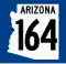 State Route 164 marker