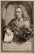 Portrait of Arnold Houbraken, by his son Jacob