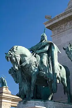 Grand Prince Árpád's sculpture in Budapest