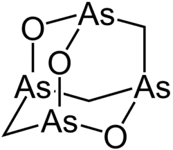 Structural formula of arsenicin A