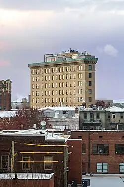 The Flat Iron Building as seen from the east