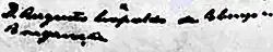 Prince August Leopold's signature