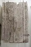 Wooden door/window shutter from the mosque, displayed at Sivas Congress and Ethnography Museum