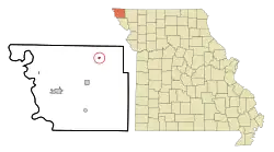 Location of Westboro, Missouri