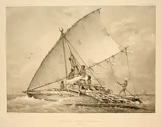 Image 7Sailors of Melanesia in the Pacific Ocean, 1846 (from Melanesia)
