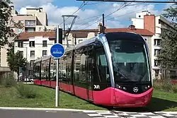 An Alstom Citadis 302 in Dijon, France