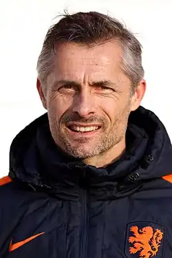 van Wonderen with the Netherlands U-18 in March 2017