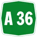 Autostrada A36 shield}}