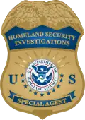 HSI Special Agent badge