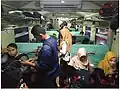 Seen on the Sibinuang train (K3 08) during peak hours. This train sells standing tickets and the economy train made in 2008 by INKA has 2-2 seats