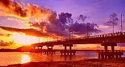 Bridge connecting Bhola and Barisal