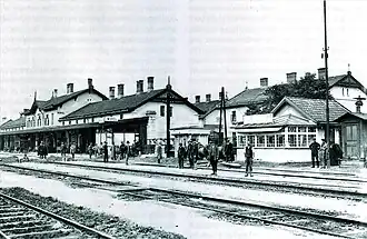 Wörgl railway station in 1900