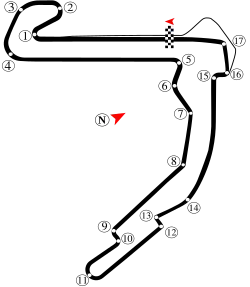 Balaton Park Motorcycle Circuit Track Map