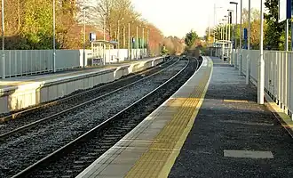 A look on the up line at balmoral