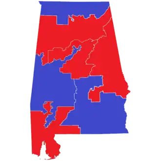 2008 Alabama United States House of Representatives election by Congressional District
