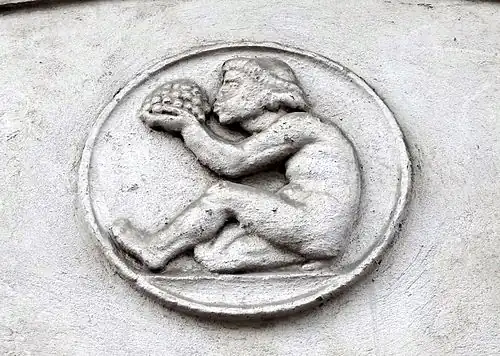 Detail of the lintel medallion