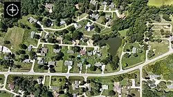 An aerial photograph of Beaverdale, taken on September 4, 2024