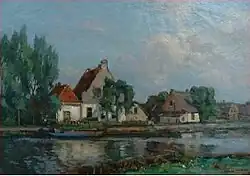 House near water (about 1920).