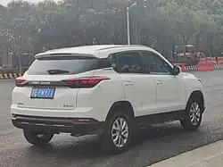 Beijing X3 rear