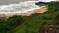 A view of sea shore from Bekal fort