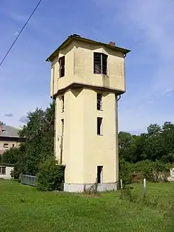 Water house of the railway station in Beleg
