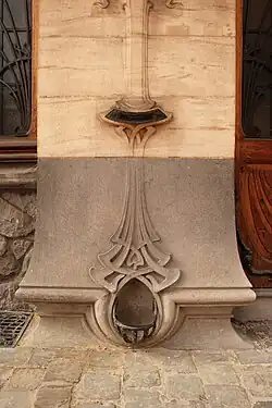 Details of the Maison Beukman in Brussels by Albert Roosenboom (1900)